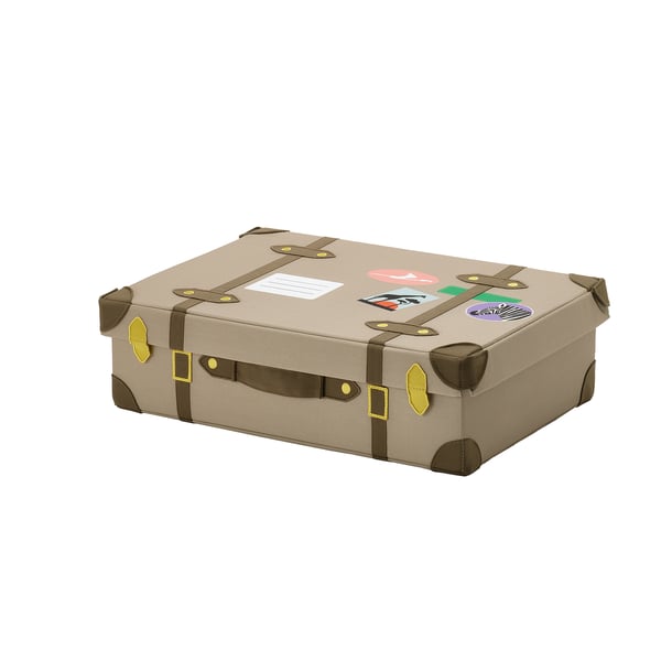 IKEA SANDLÖPARE Storage trunk light brown 19 5/8x13 3/4x5 7/8 "