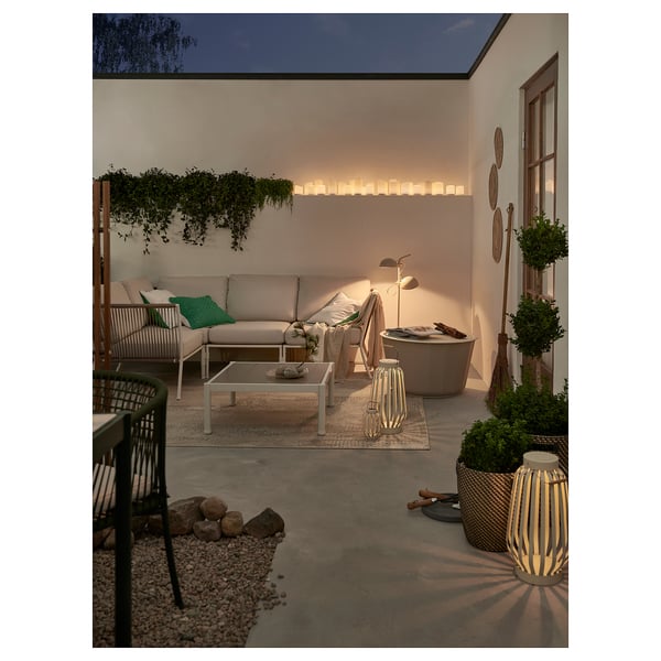 IKEA SEGERÖN Coffee Table Outdoor White/beige 28 3/4x28 3/4 "