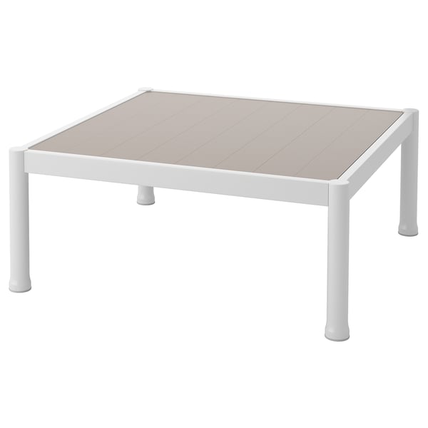 IKEA SEGERÖN Coffee table outdoor white/beige 28 3/4x28 3/4 "