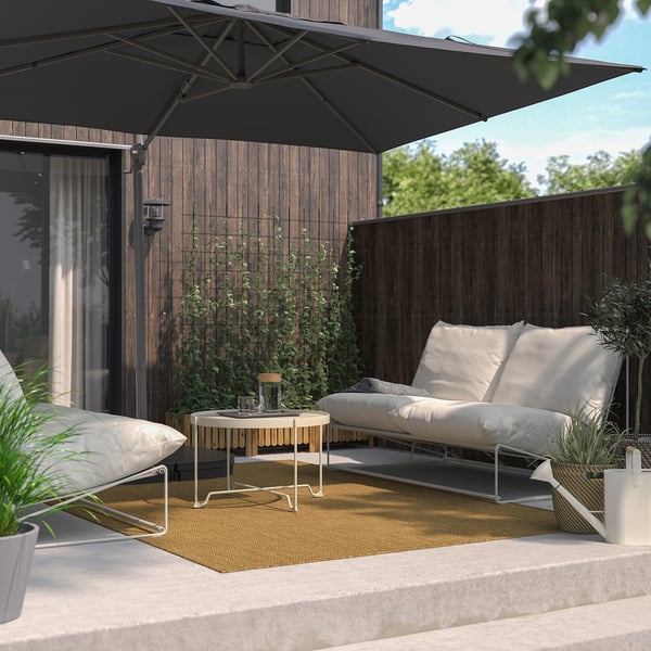 IKEA SEGLARÖ Umbrella Hanging Anthracite/tilting 129 7/8x94 1/2 "