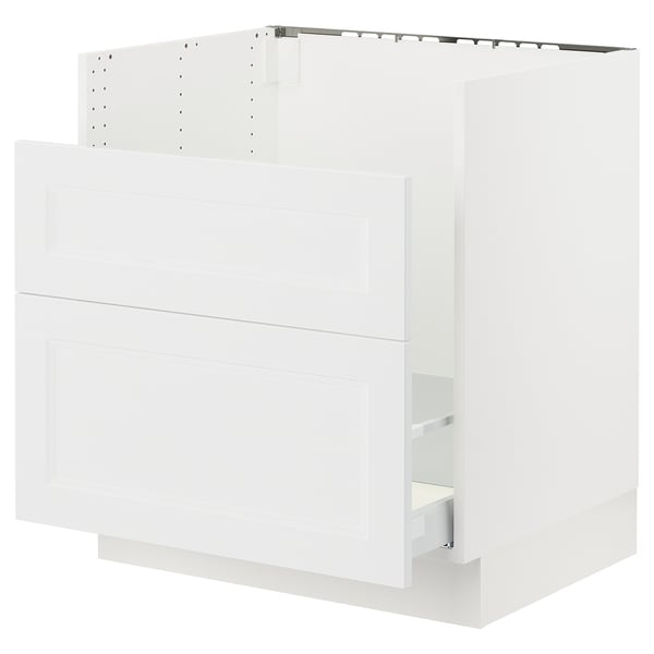 IKEA SEKTION Base cab f TALLSJÖN sink white/Axstad matte white 30x24x30 "