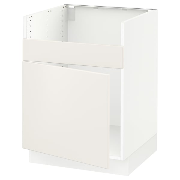 IKEA SEKTION Base cab f TALLSJÖN sink white/Veddinge white 24x24x30 "