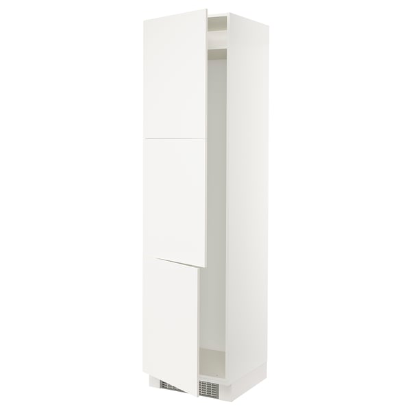 IKEA SEKTION High cabinet for fridge/freezer white/Veddinge white 24x24x90 "