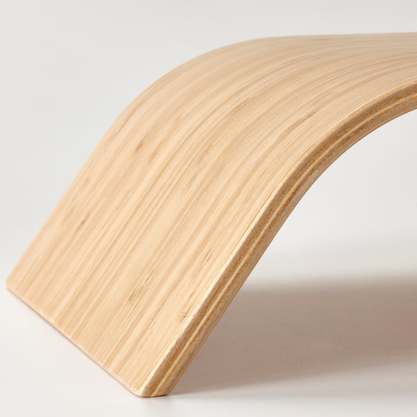 IKEA SIGFINN Monitor Stand-stationary Height Bamboo Veneer