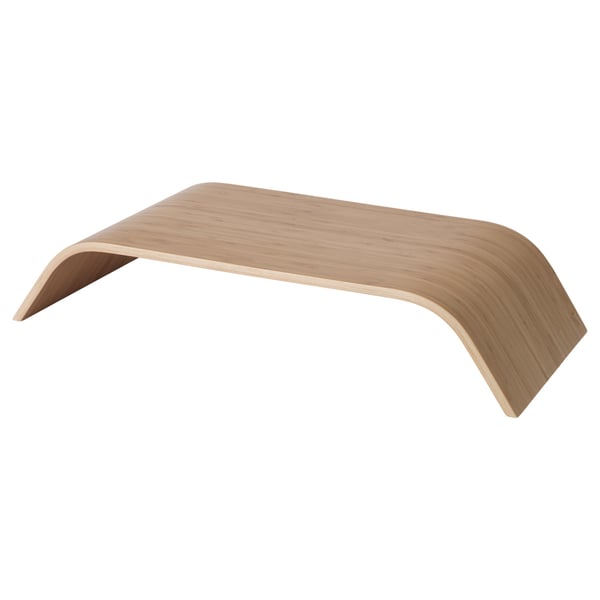 IKEA SIGFINN Monitor stand-stationary height bamboo veneer
