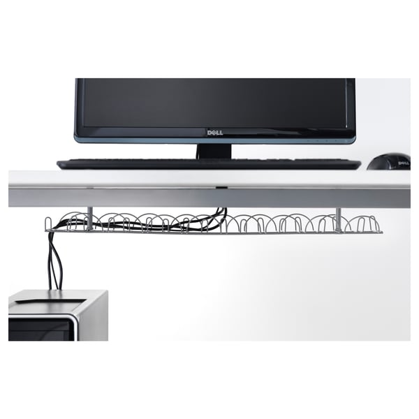 IKEA SIGNUM Cable Management Horizontal Silver Color 27 ½ "