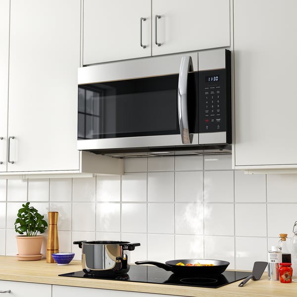IKEA SKALLEBO Over-the-range Microwave Stainless Steel 30 "