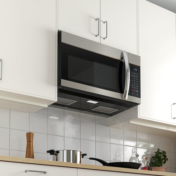 IKEA SKALLEBO Over-the-range Microwave Stainless Steel 30 "