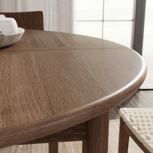 IKEA SKANSNÄS Extendable Table Brown Beech/veneer 45 1/4/66 7/8 "