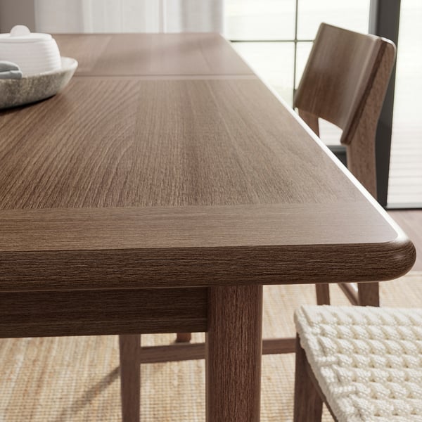 IKEA SKANSNÄS Extendable Table Brown Beech/veneer 59/80 3/4x35 3/8 "