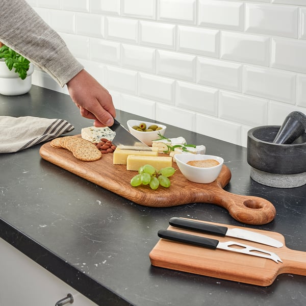 IKEA SKÄRLÅNGA Cheese Knife Set Of 3 Stainless Steel/black