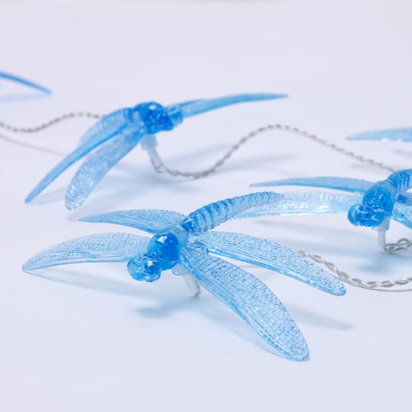 IKEA SKINA LED String Light W/16lights Outdoor Dragonfly