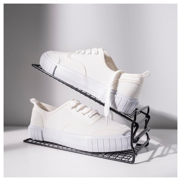 IKEA SKOSTALL Shoe Organizer Black 4 ¼x7 ½x10 ¾ "