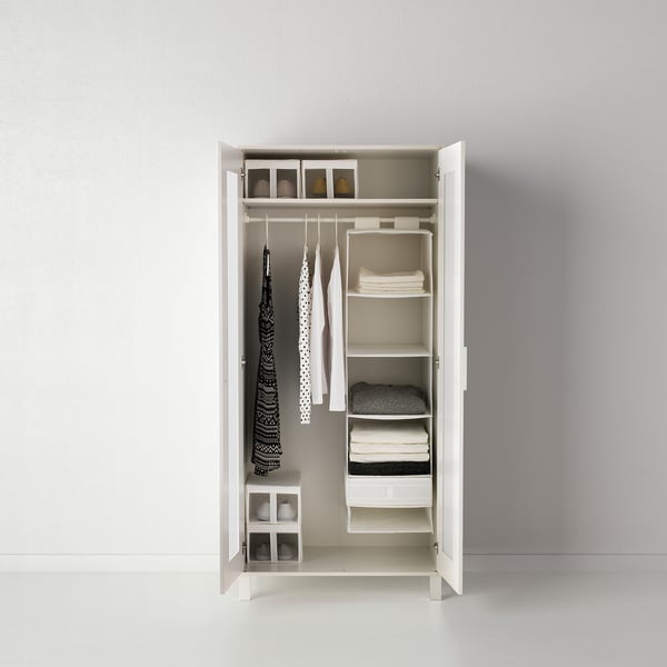 IKEA SKUBB Organizer With 6 Compartments White 13 ¾x17 ¾x49 ¼ "