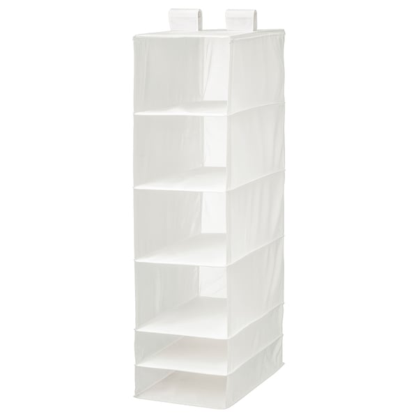 IKEA SKUBB Organizer with 6 compartments white 13 ¾x17 ¾x49 ¼ "