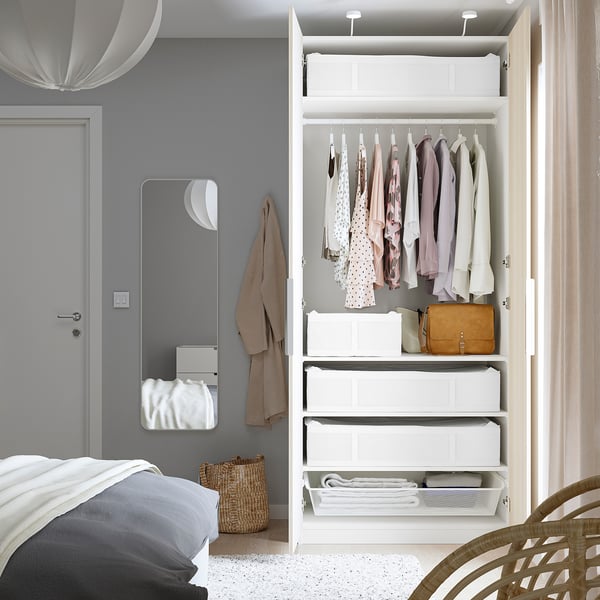 IKEA SKUBB Storage Case White 35 ½x20 ¾x7 ½ "