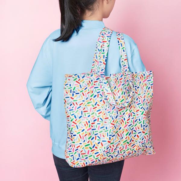 IKEA SKYNKE Shopping Bag Multicolor/patterned 17 ¾x14 ¼ "