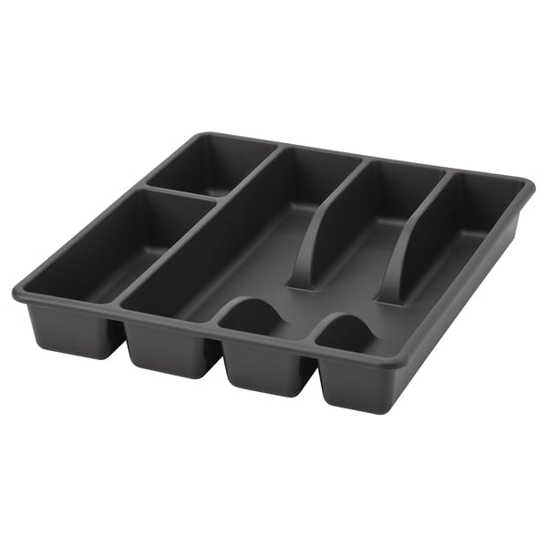 IKEA SMÄCKER Flatware tray anthracite 12 1/4x10 1/4 "