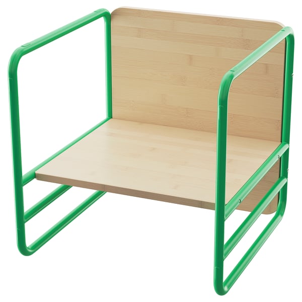 IKEA SMÅSKRAKE Multi-functional child chair/table green