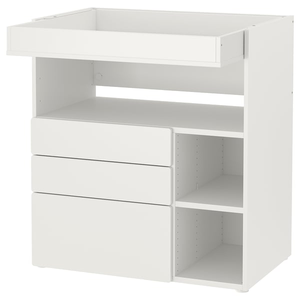 IKEA SMÅSTAD Changing table white white/with 3 drawers 35 3/8x31 1/2x39 3/8 "