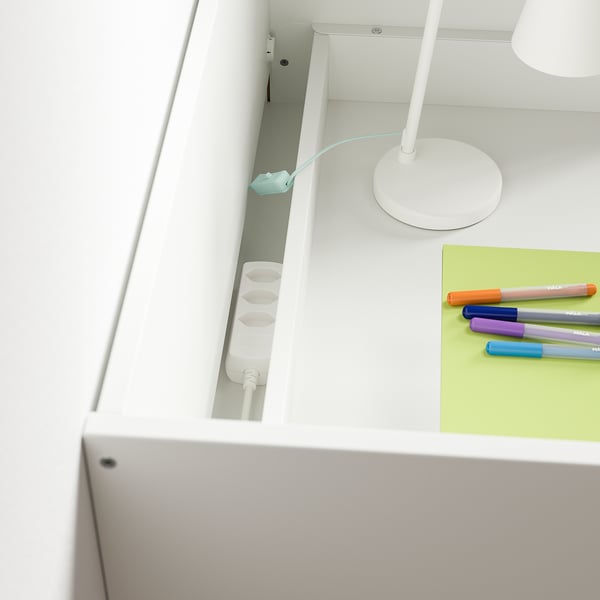IKEA SMÅSTAD Desk White White/with 2 Drawers 35 3/8x31 1/2x39 3/8 "