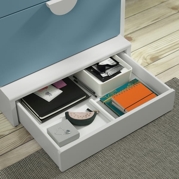 IKEA SMÅSTAD / UPPFÖRA Storage Combination White/white 94 1/2x25 5/8x77 1/8 "