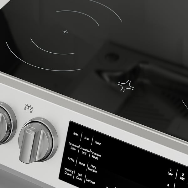 IKEA SNESSLINGE Range With Glass Ceramic Cooktop Stainless Steel 30 "