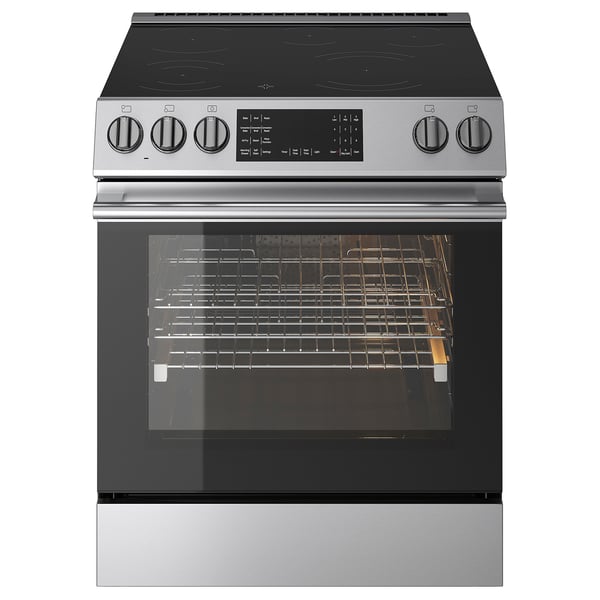IKEA SNESSLINGE Range with glass ceramic cooktop Stainless steel 30 "