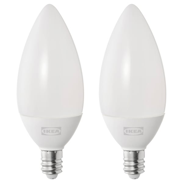 IKEA SOLHETTA LED bulb E12 250 lumen chandelier/opal