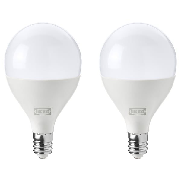 IKEA SOLHETTA LED bulb E12 800 lm dimmable/globe opal 2 "