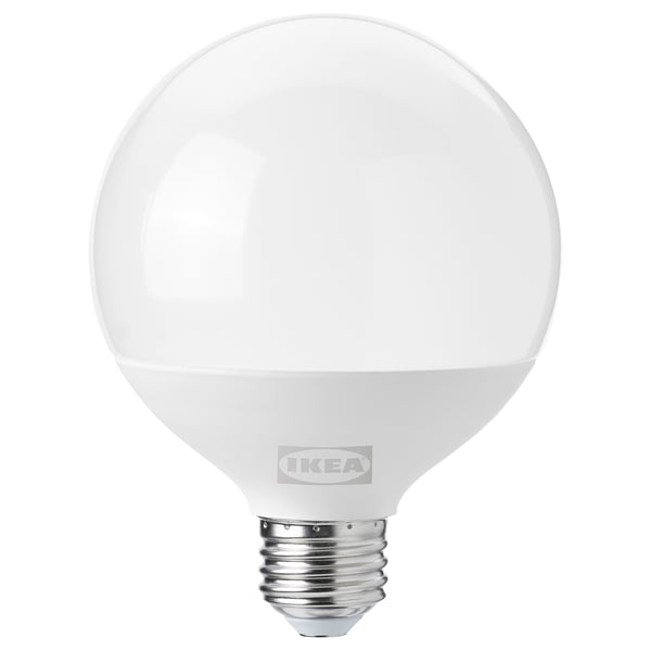 IKEA SOLHETTA LED bulb E26 1600 lumen dimmable/globe opal 4 "