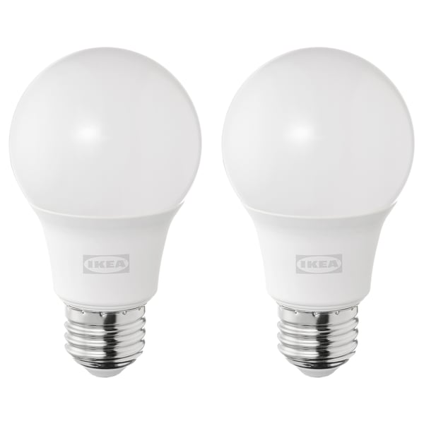 IKEA SOLHETTA LED bulb E26 800 lumen globe opal 5000 K