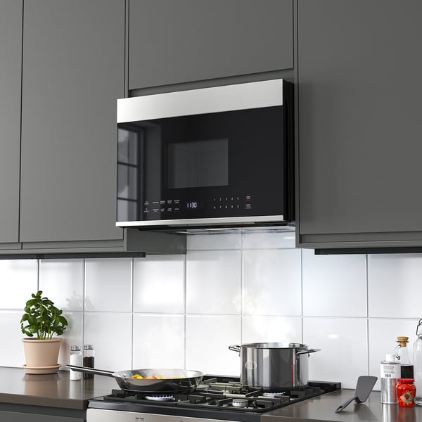 IKEA SOLNEBO Over-the-range Microwave Stainless Steel 24 "