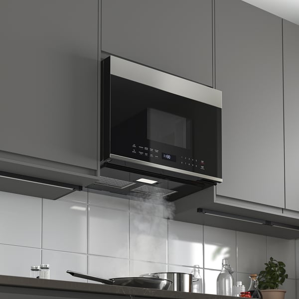 IKEA SOLNEBO Over-the-range Microwave Stainless Steel 24 "