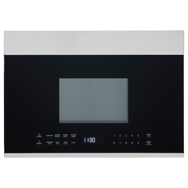 IKEA SOLNEBO Over-the-range microwave Stainless steel 24 "