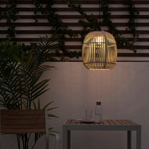 IKEA SOLVINDEN LED Pendant Lamp Outdoor/oval 14 5/8 "