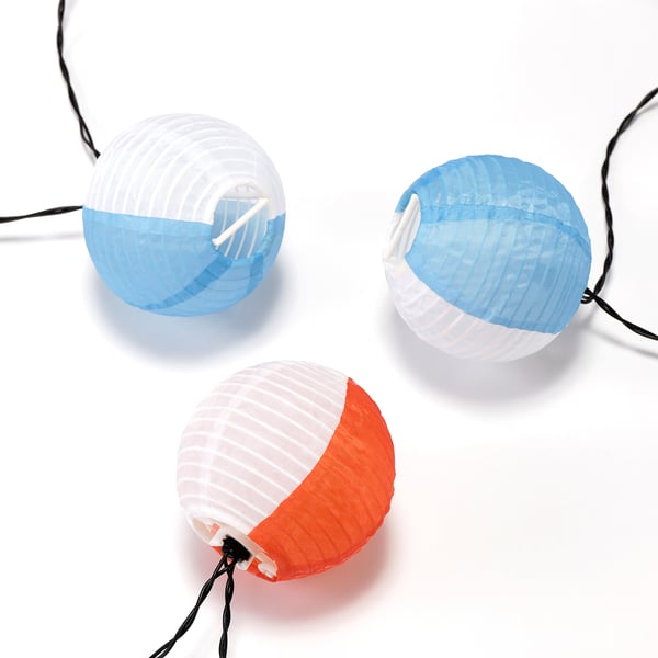 IKEA SOLVINDEN LED String Light With 24 Lights Outdoor Battery Operated/globe Multicolor