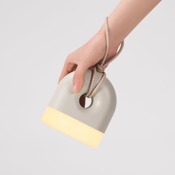 IKEA SOLVINDEN Table Lamp Battery Operated Donut-shaped 4 3/4 "