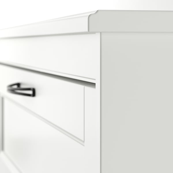 IKEA SONGESAND 6-drawer Dresser White 63 3/8x32 1/4 "