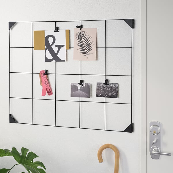 IKEA SÖSDALA Memo Board With Clips Black 23 ½x29 ½ "