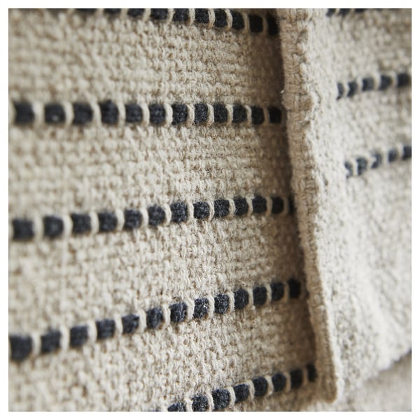 IKEA STARREKLINTE Rug Flatwoven Natural/black 2 ' 7 "x4 ' 11 "