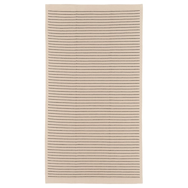 IKEA STARREKLINTE Rug flatwoven natural/black 2 ' 7 "x4 ' 11 "