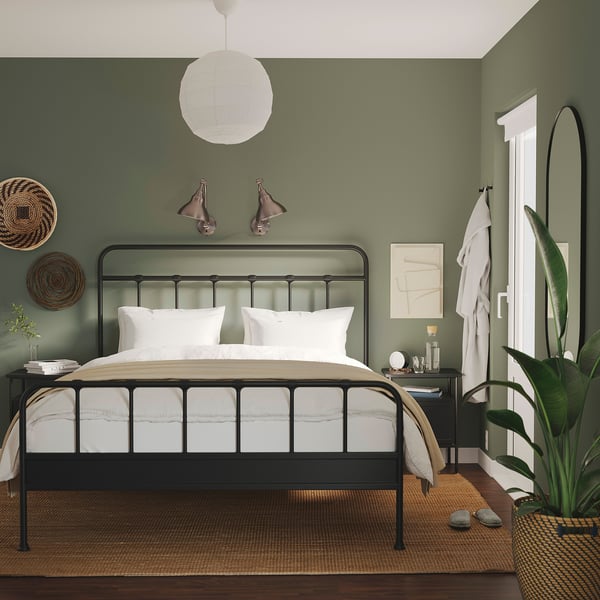 IKEA STJÄRNÖ / GRÅFJÄLLET Bedroom Furniture Set Of 3 Anthracite Queen