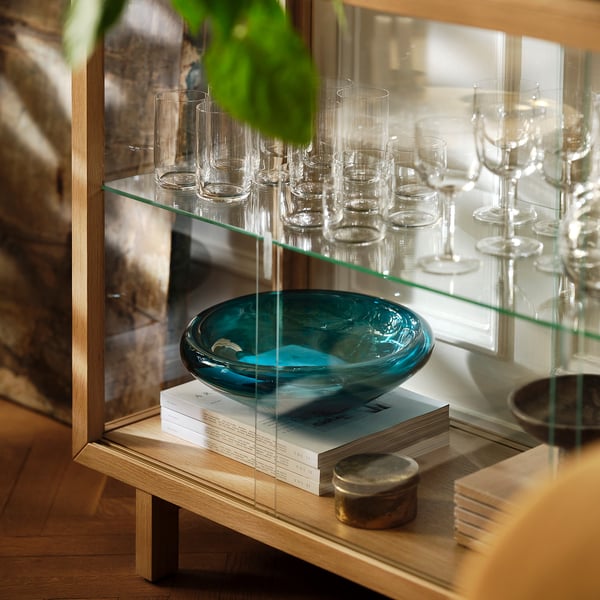 IKEA STOCKHOLM 2025 Bowl Dark Blue-turquoise 13 ½ "