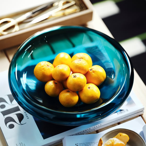 IKEA STOCKHOLM 2025 Bowl Dark Blue-turquoise 13 ½ "