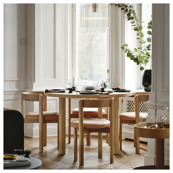 IKEA STOCKHOLM 2025 Table Oak Veneer/oak Veneer 45 1/4 "