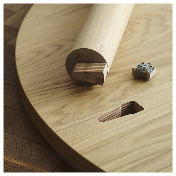 IKEA STOCKHOLM 2025 Table Oak Veneer/oak Veneer 45 1/4 "