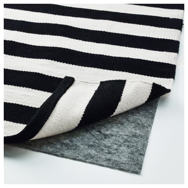 IKEA STOCKHOLM Rug Flatwoven Handmade/stripe Black/off-white 8 ' 2 "x11 ' 6 "