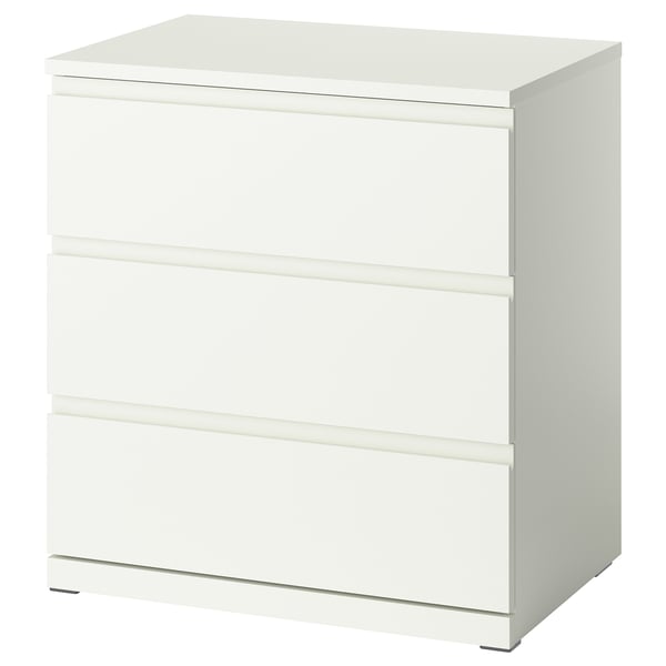 IKEA STORKLINTA 3-drawer Chest White/anchor/unlock Function 27 1/2x18 7/8x29 1/2 "