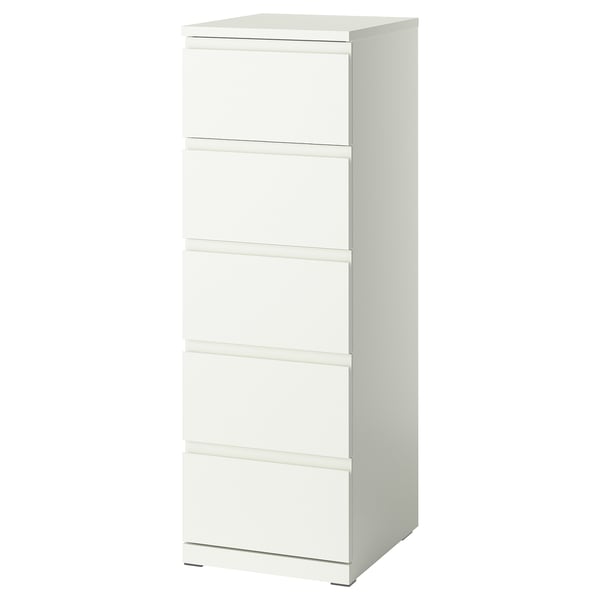 IKEA STORKLINTA 5-drawer Chest White/anchor/unlock Function 15 3/4x18 7/8x47 1/4 "